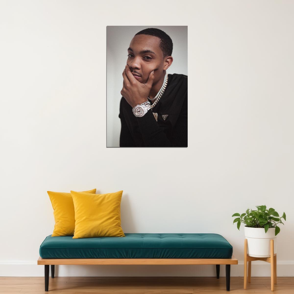 G Herbo Celebrity Rap Musician Singer Song Poster Wall Art Print Home Wall Decor - xonomax