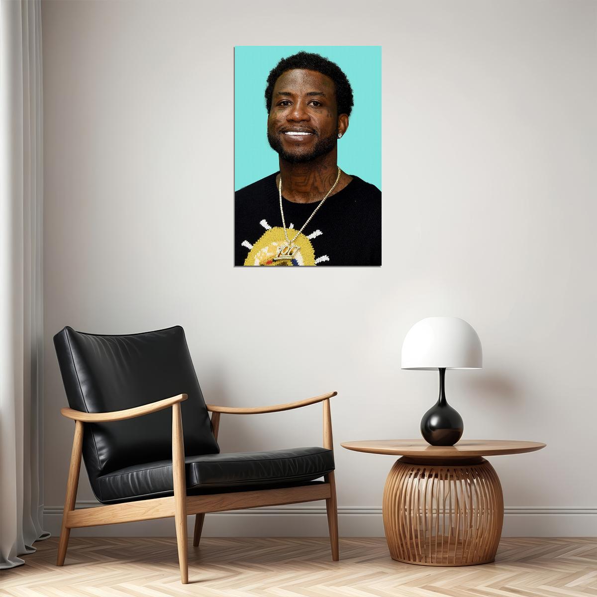 Gucci Mane Celebrity Musician Singer Artist Poster Wall Art Print Home Wall Decor