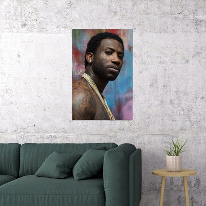 Gucci Mane Celebrity Rap Music Singer Artist Poster Wall Art Print Home Wall Decor - xonomax