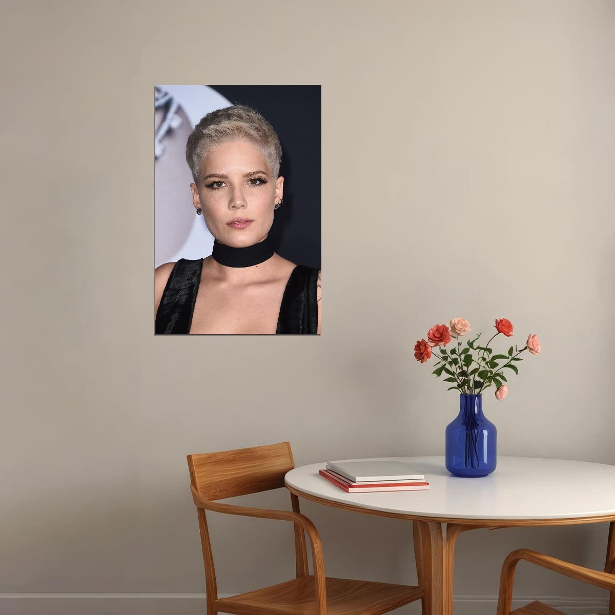 Halsey Celebrity Singer Songwriter Actress Poster Wall Art Print Home Wall Decor - xonomax