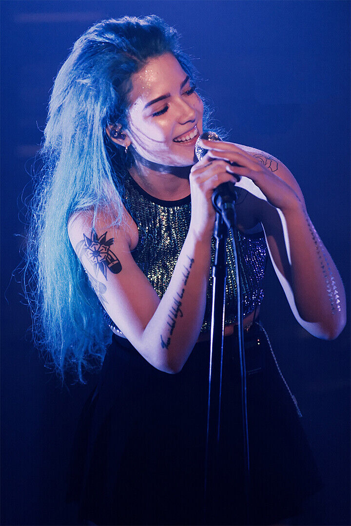 Halsey Celebrity Musician Songwriter Actor Poster Wall Art Print Home Wall Decor - xonomax