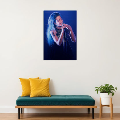 Halsey Celebrity Musician Songwriter Actor Poster Wall Art Print Home Wall Decor - xonomax