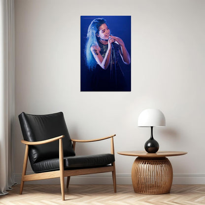 Halsey Celebrity Musician Songwriter Actor Poster Wall Art Print Home Wall Decor - xonomax