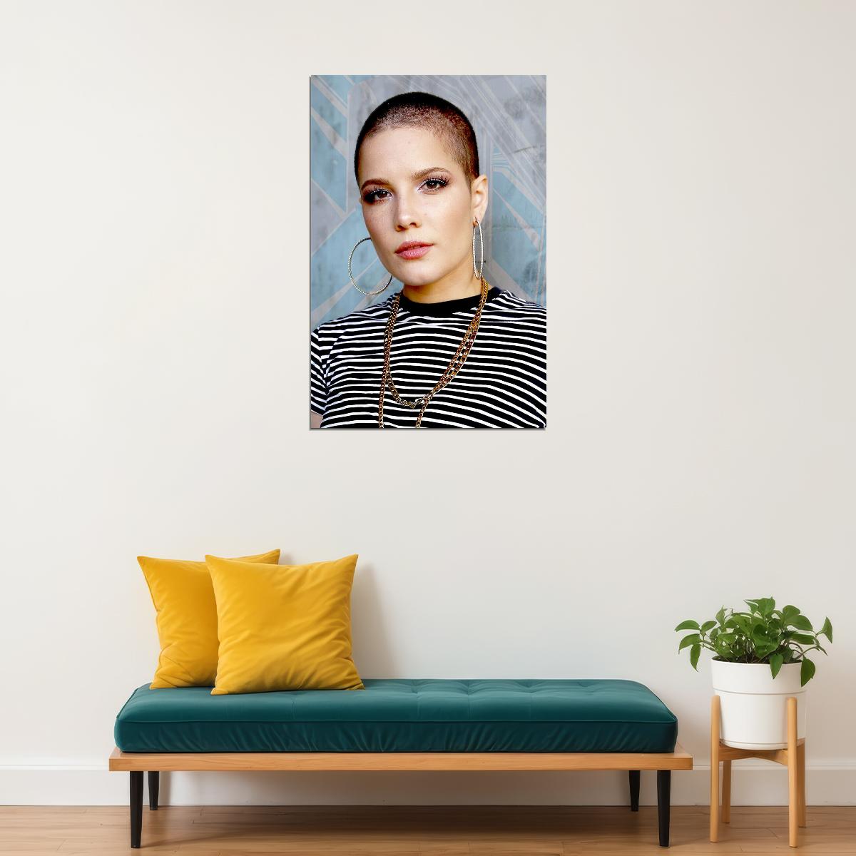 Halsey Celebrity Musician Album Movie Actor Poster Wall Art Print Home Wall Decor - xonomax