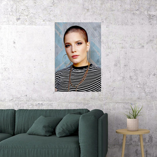 Halsey Celebrity Musician Album Movie Actor Poster Wall Art Print Home Wall Decor - xonomax