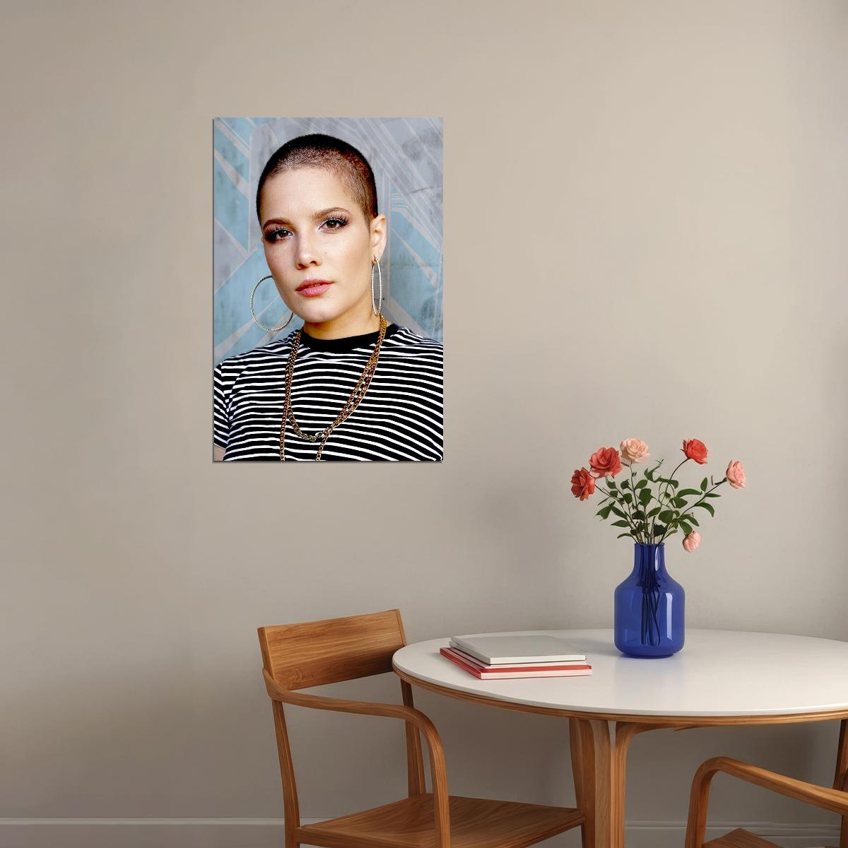 Halsey Celebrity Musician Album Movie Actor Poster Wall Art Print Home Wall Decor - xonomax