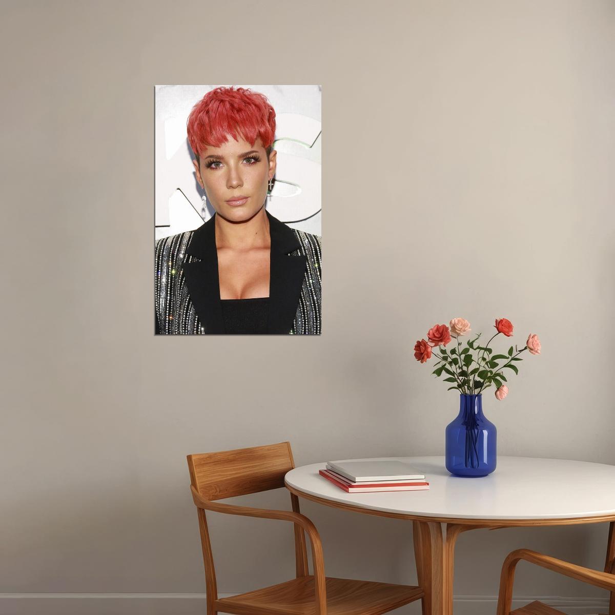 Halsey Celebrity Musician Album Actress Poster Wall Art Print Home Wall Decor - xonomax