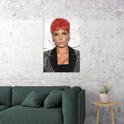 Halsey Celebrity Musician Album Actress Poster Wall Art Print Home Wall Decor - xonomax