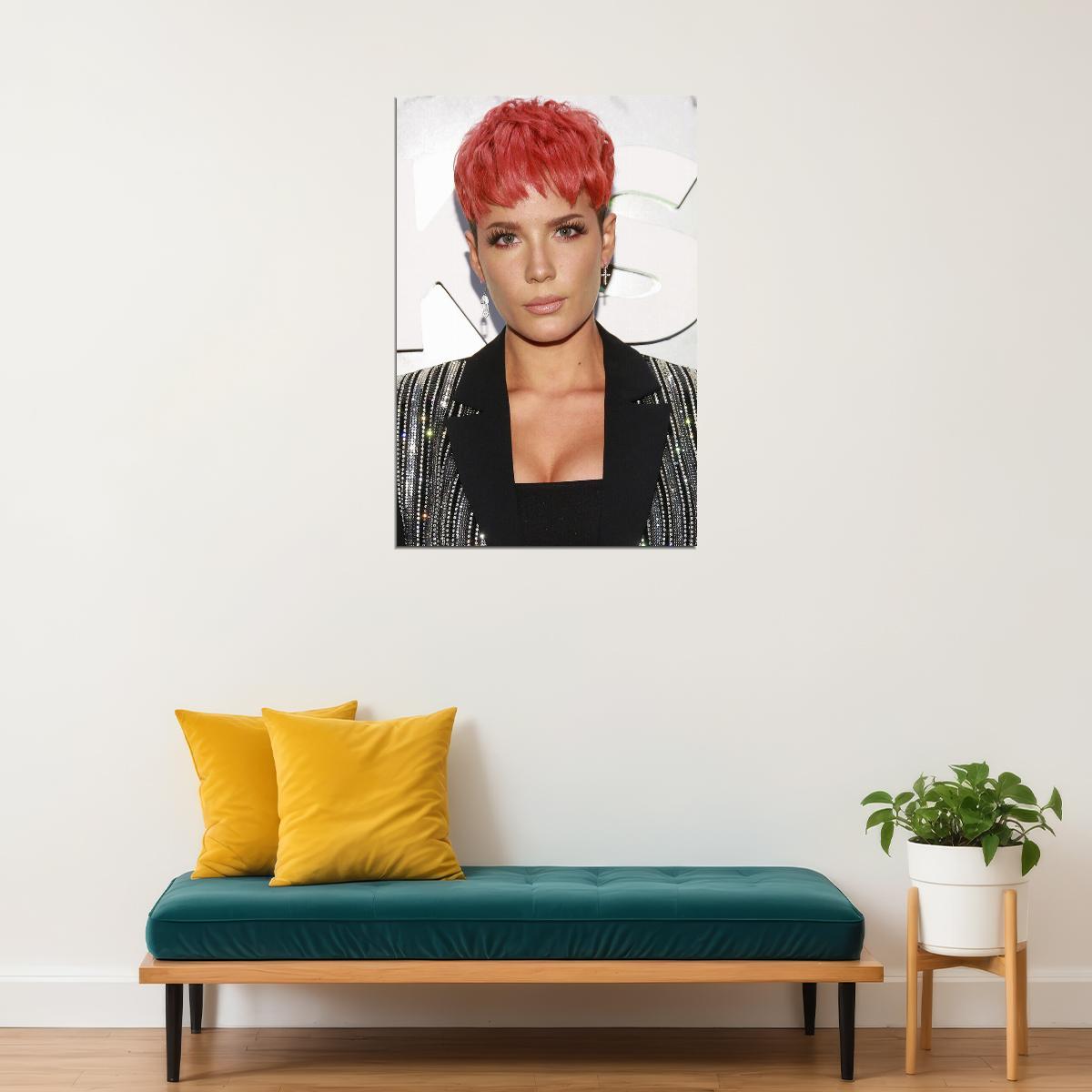 Halsey Celebrity Musician Album Actress Poster Wall Art Print Home Wall Decor - xonomax