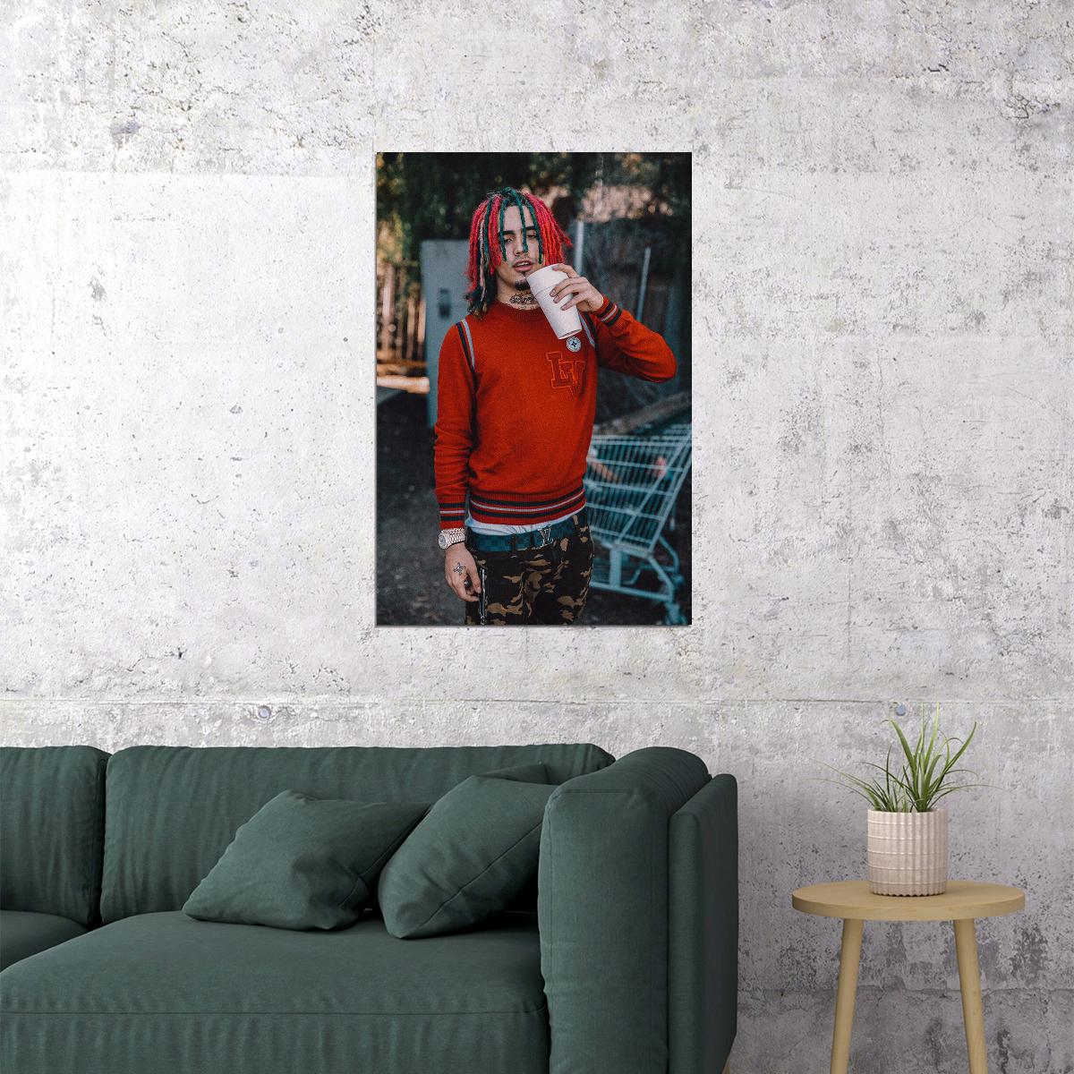 Lil Pump Celebrity Rap Singer Album Artist Poster Wall Art Print Home Wall Decor - xonomax