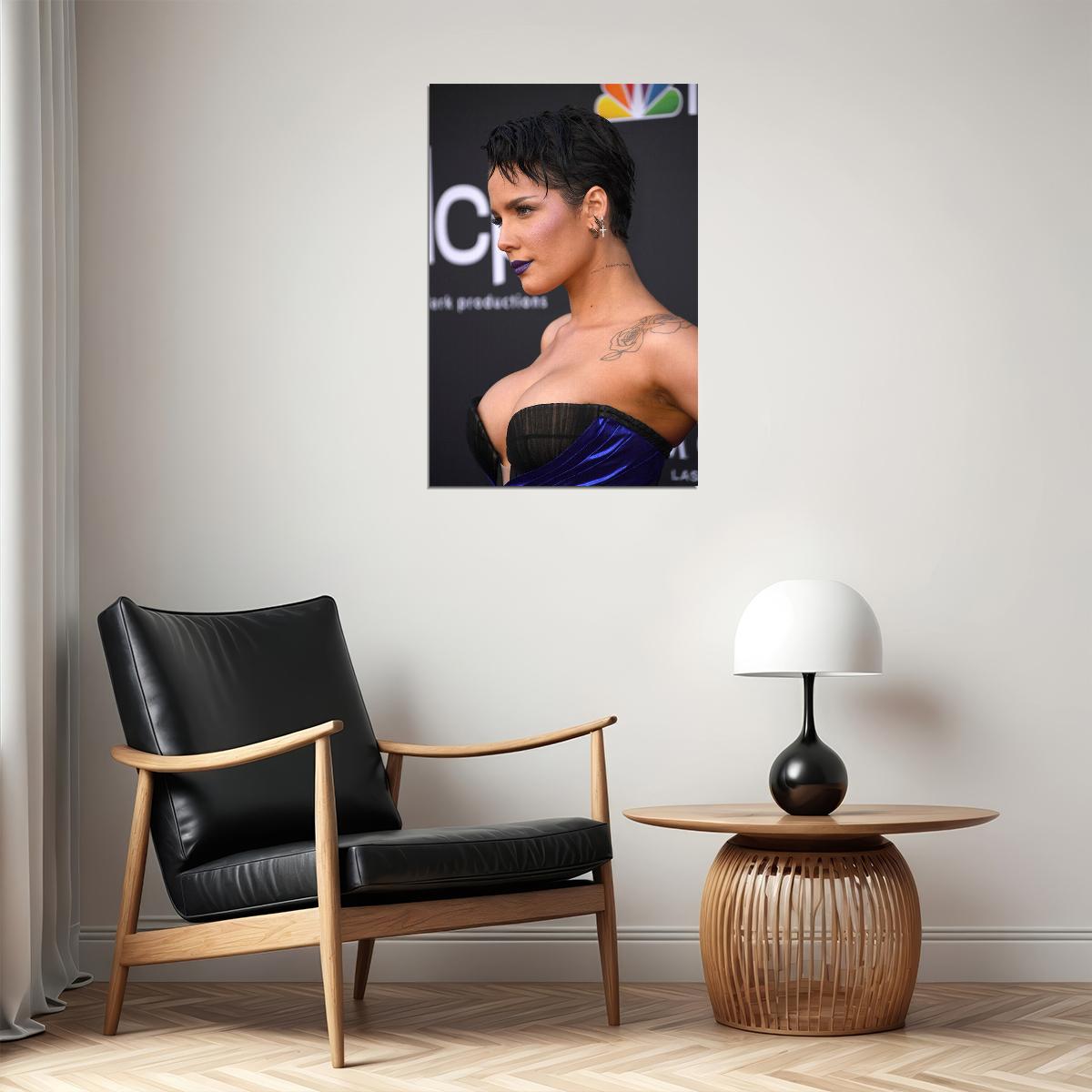 Halsey Celebrity Musician Cinema Actor Poster Wall Art Print Home Wall Decor - xonomax