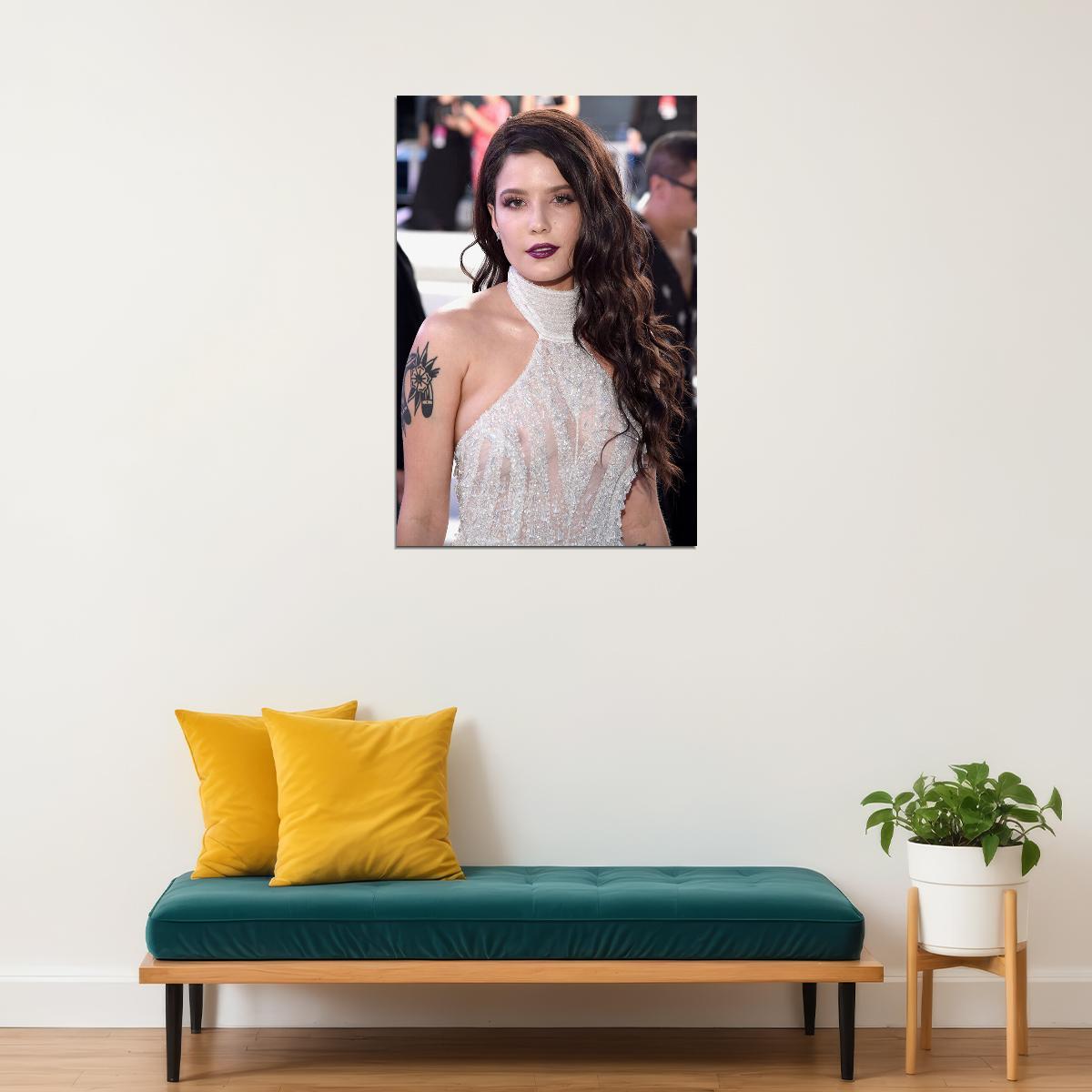 Halsey Celebrity Musician Cinema Actress Poster Wall Art Print Home Wall Decor - xonomax