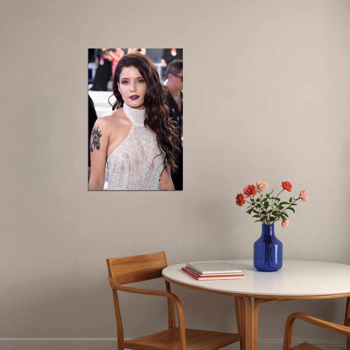 Halsey Celebrity Musician Cinema Actress Poster Wall Art Print Home Wall Decor - xonomax