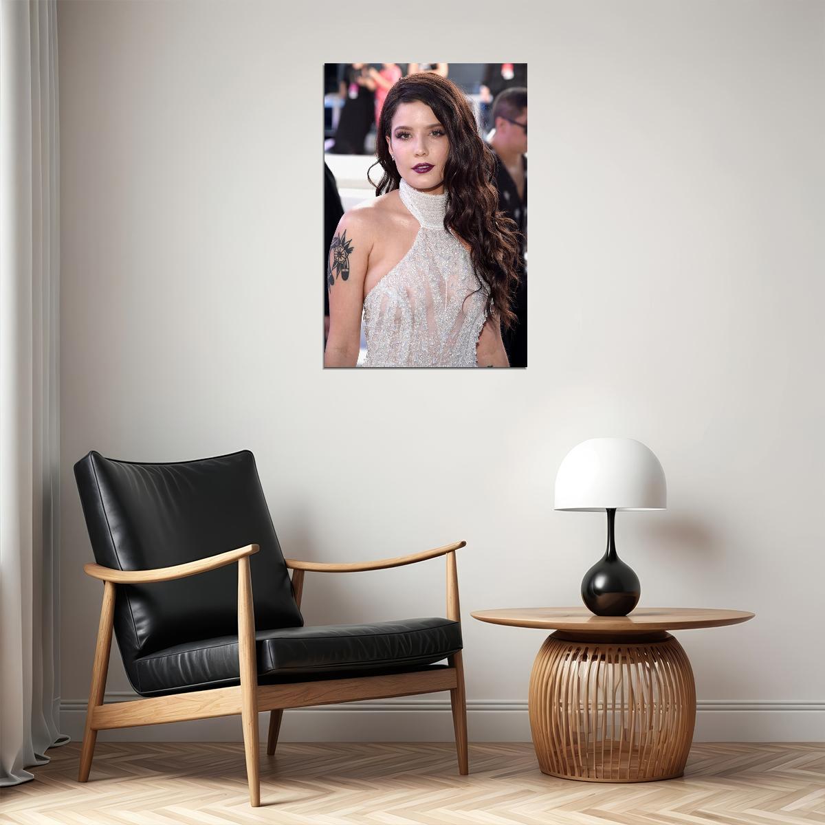 Halsey Celebrity Musician Cinema Actress Poster Wall Art Print Home Wall Decor - xonomax