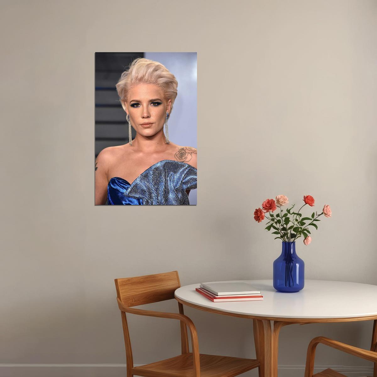 Halsey Celebrity Celebrity Musician Actress Poster Wall Art Print Home Wall Decor - xonomax