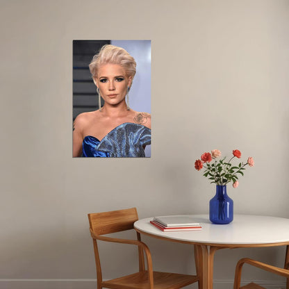 Halsey Celebrity Celebrity Musician Actress Poster Wall Art Print Home Wall Decor - xonomax