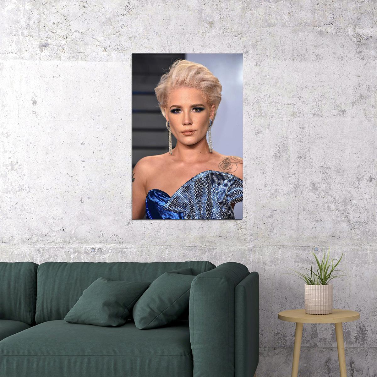 Halsey Celebrity Celebrity Musician Actress Poster Wall Art Print Home Wall Decor - xonomax