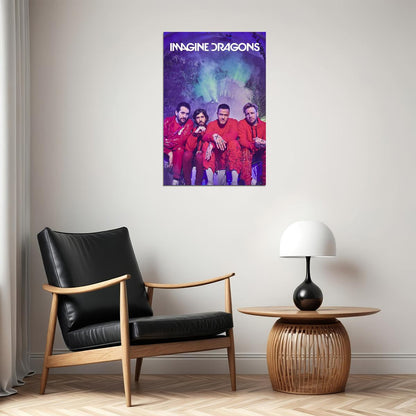 Imagine Dragons Celebrity Rock Music Band Poster Wall Art Print Home Wall Decor - xonomax