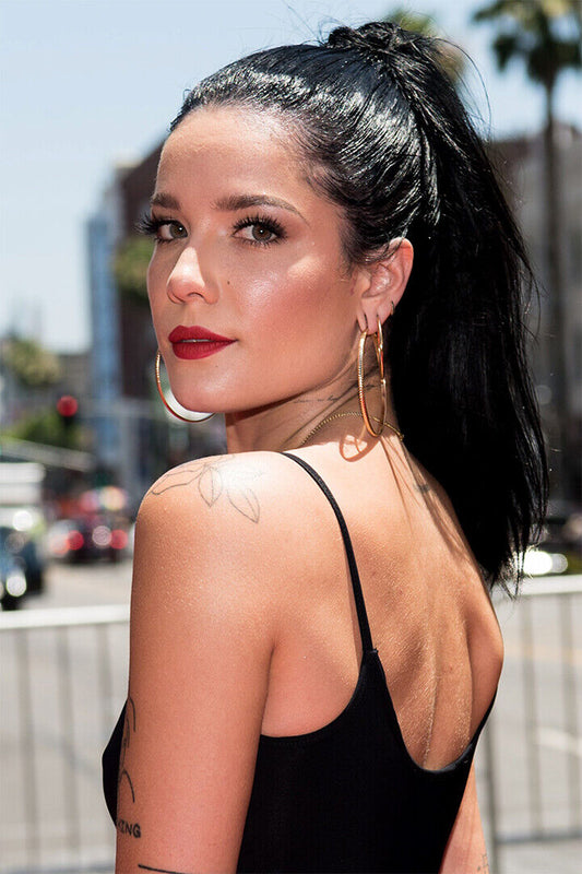 Halsey Celebrity Celebrity Musician Actor Poster Wall Art Print Home Wall Decor - xonomax
