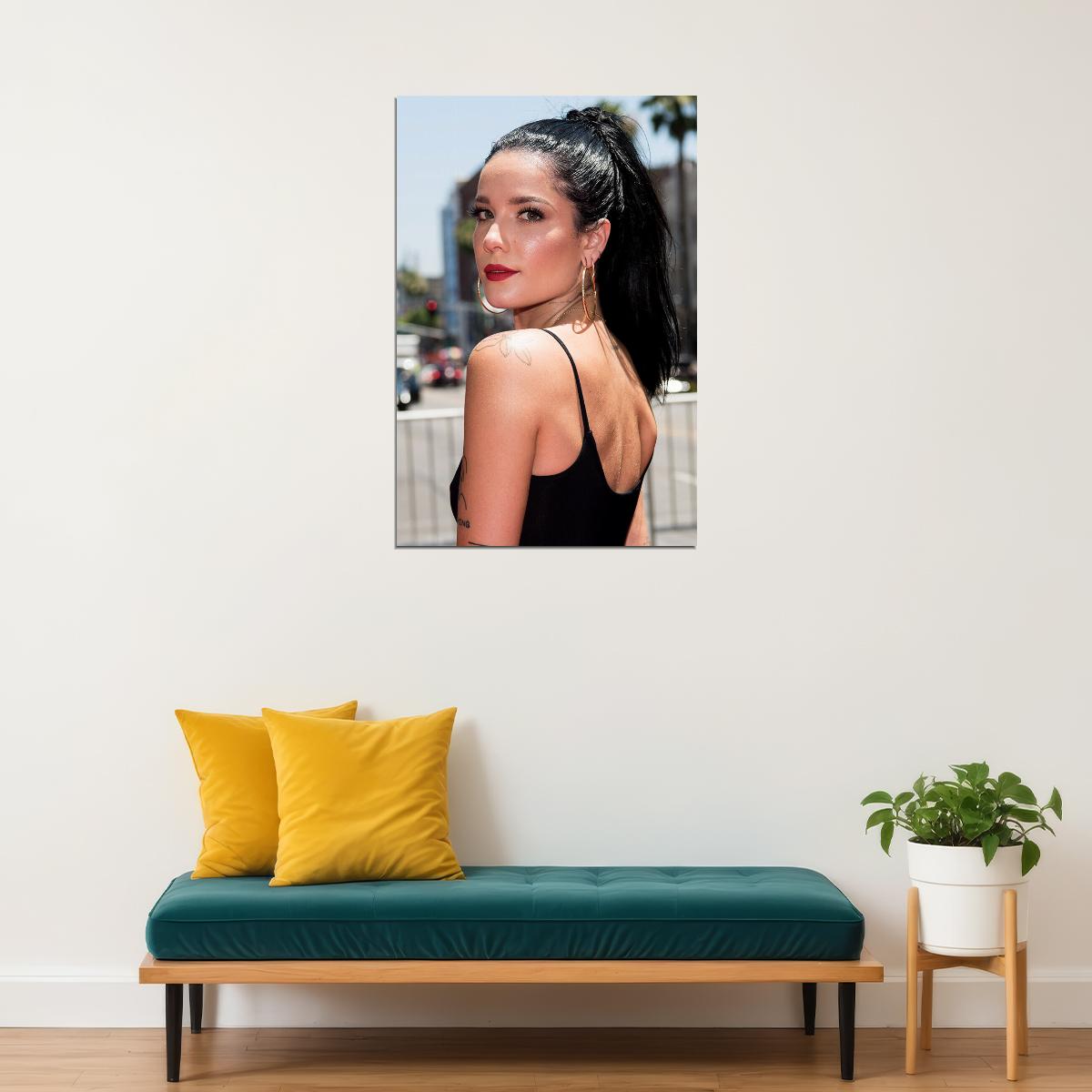 Halsey Celebrity Celebrity Musician Actor Poster Wall Art Print Home Wall Decor - xonomax