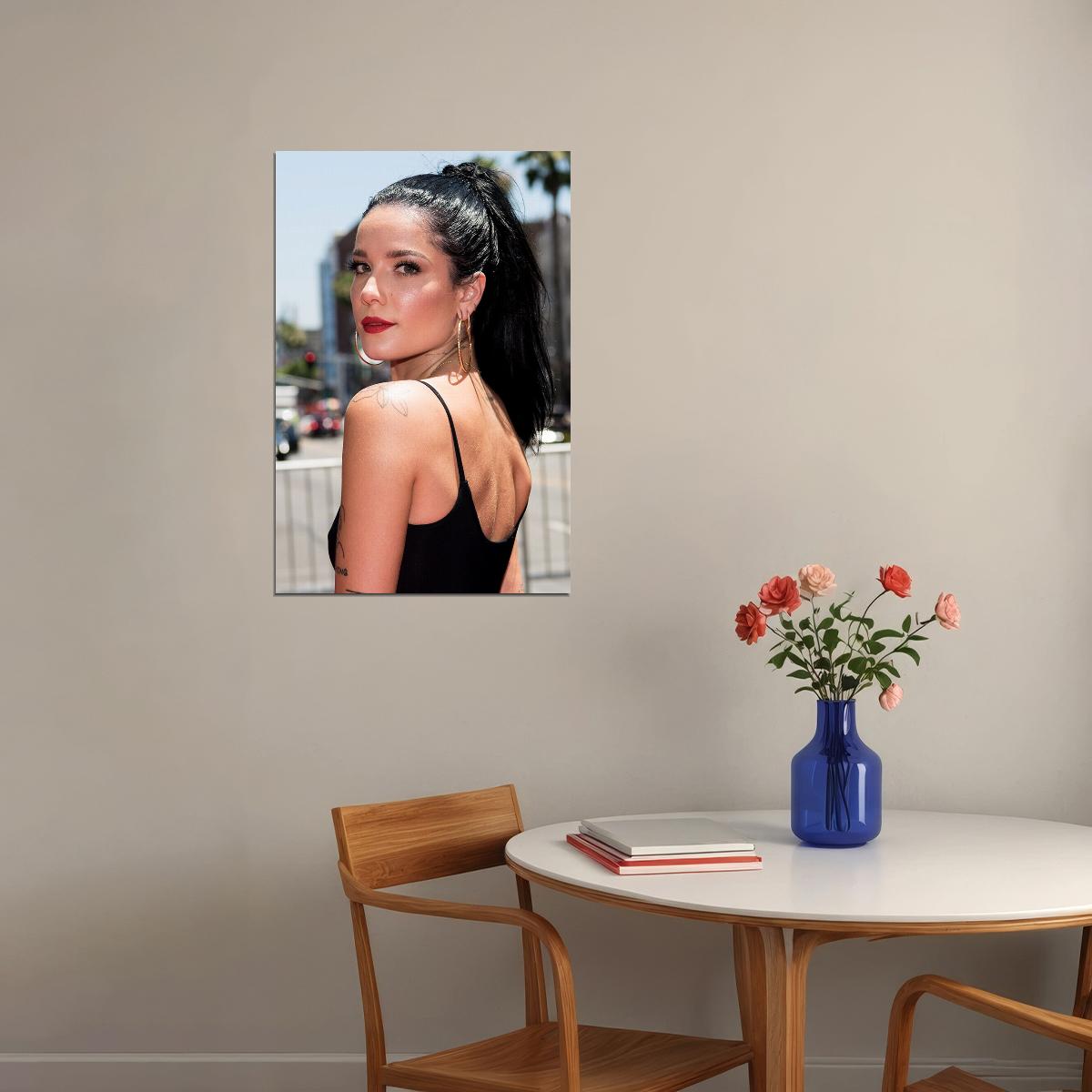 Halsey Celebrity Celebrity Musician Actor Poster Wall Art Print Home Wall Decor - xonomax
