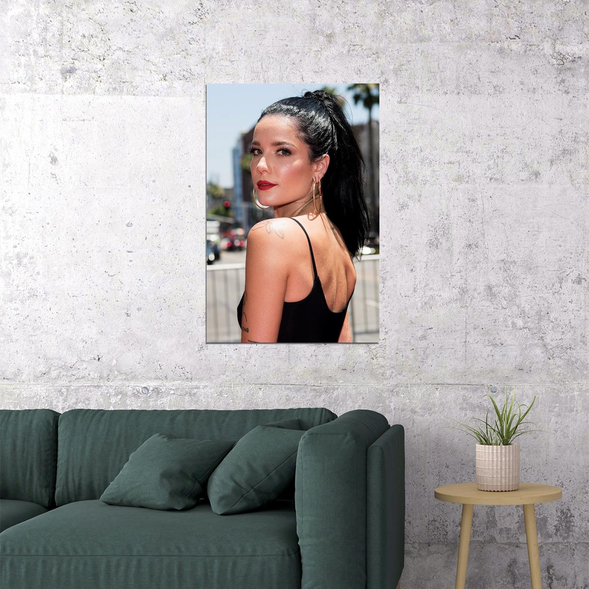 Halsey Celebrity Celebrity Musician Actor Poster Wall Art Print Home Wall Decor - xonomax