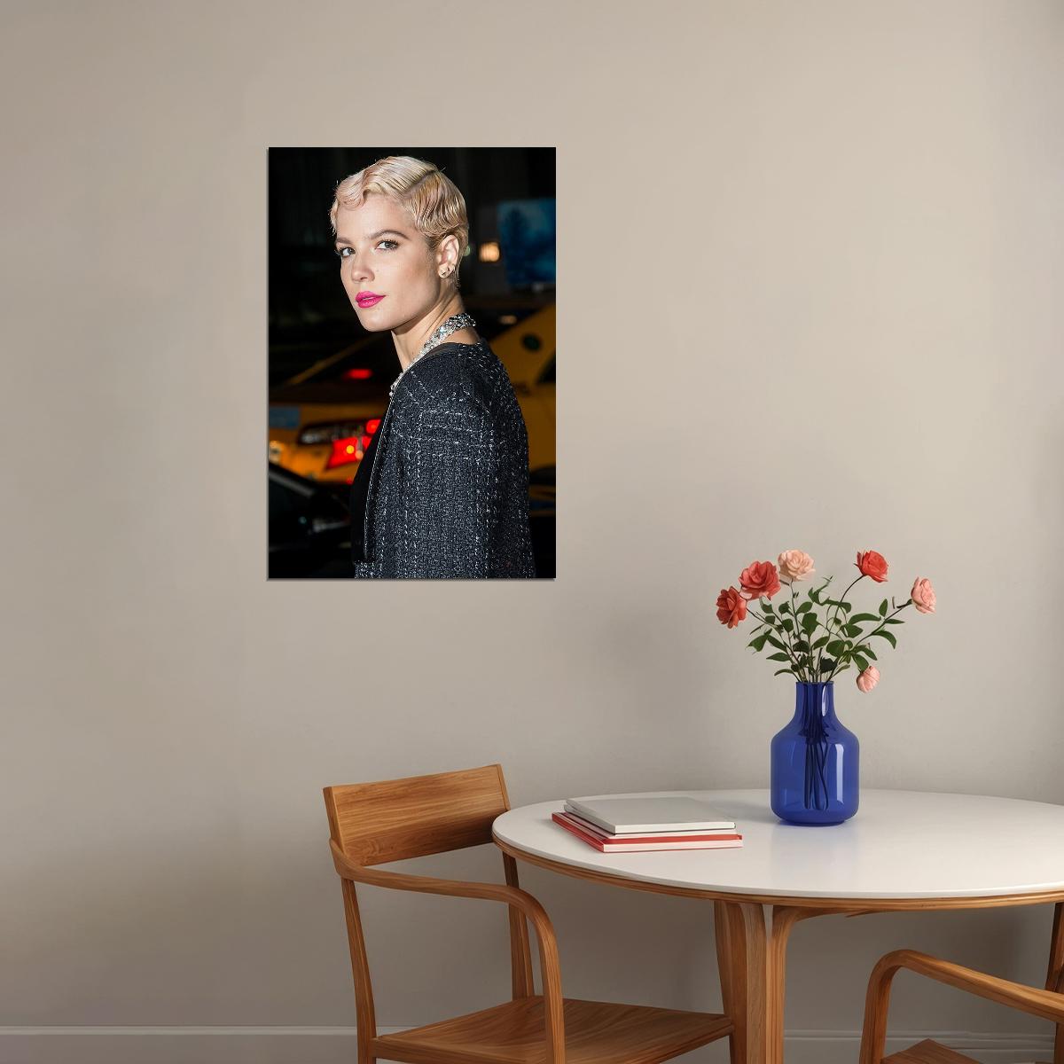 Halsey Celebrity Celebrity Singer Actor Song Poster Wall Art Print Home Wall Decor - xonomax