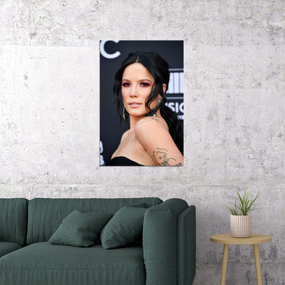 Halsey Celebrity Cinema Singer Actress Poster Wall Art Print Home Wall Decor - xonomax