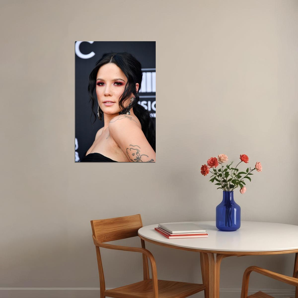 Halsey Celebrity Cinema Singer Actress Poster Wall Art Print Home Wall Decor - xonomax