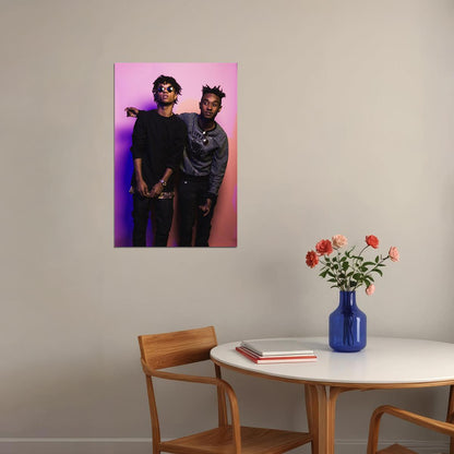 Rae Sremmurd Celebrity Rap Music Band Singer Poster Wall Art Print Home Wall Decor - xonomax
