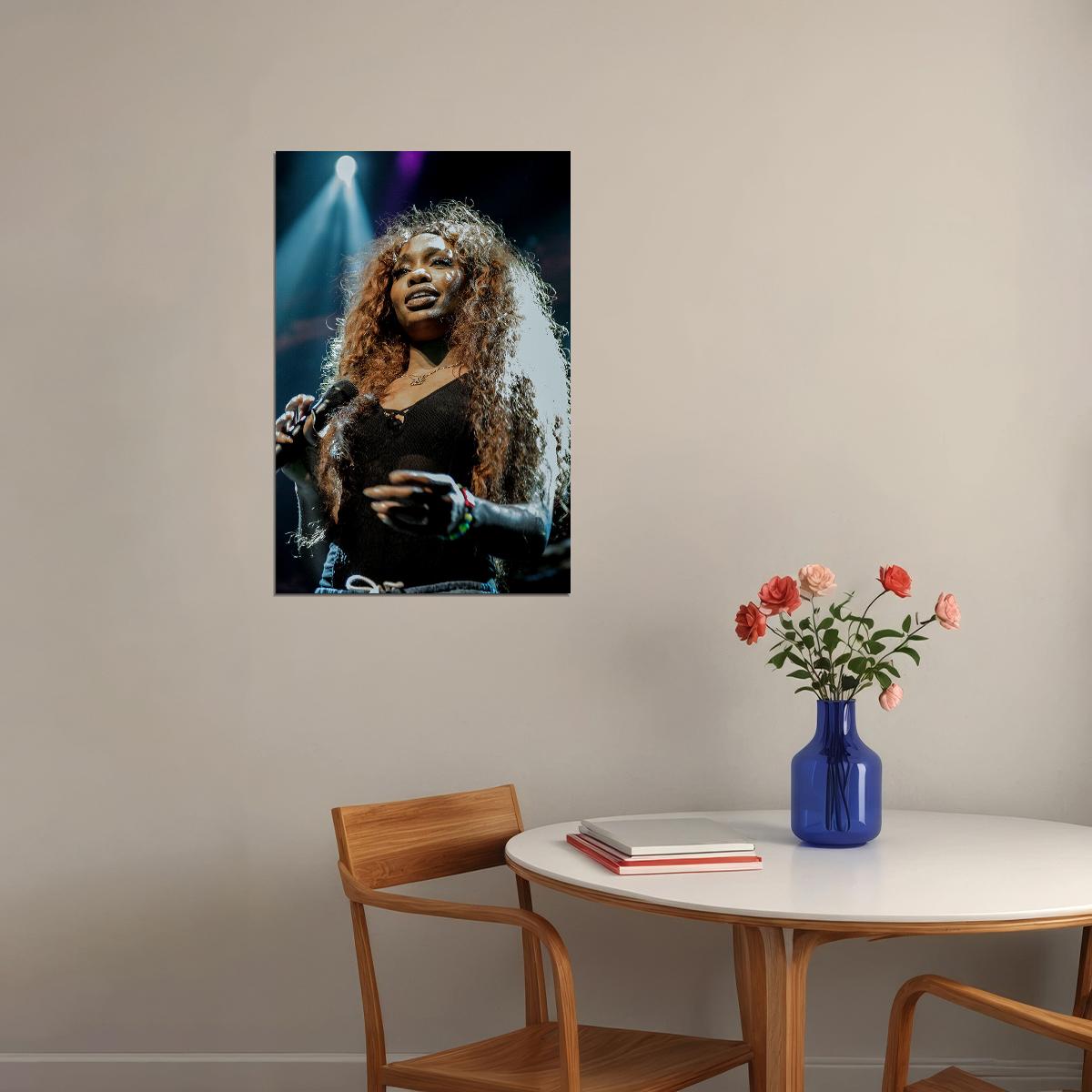 Sza Celebrity Singer Musician Songwriter Song Poster Wall Art Print Home Wall Decor - xonomax