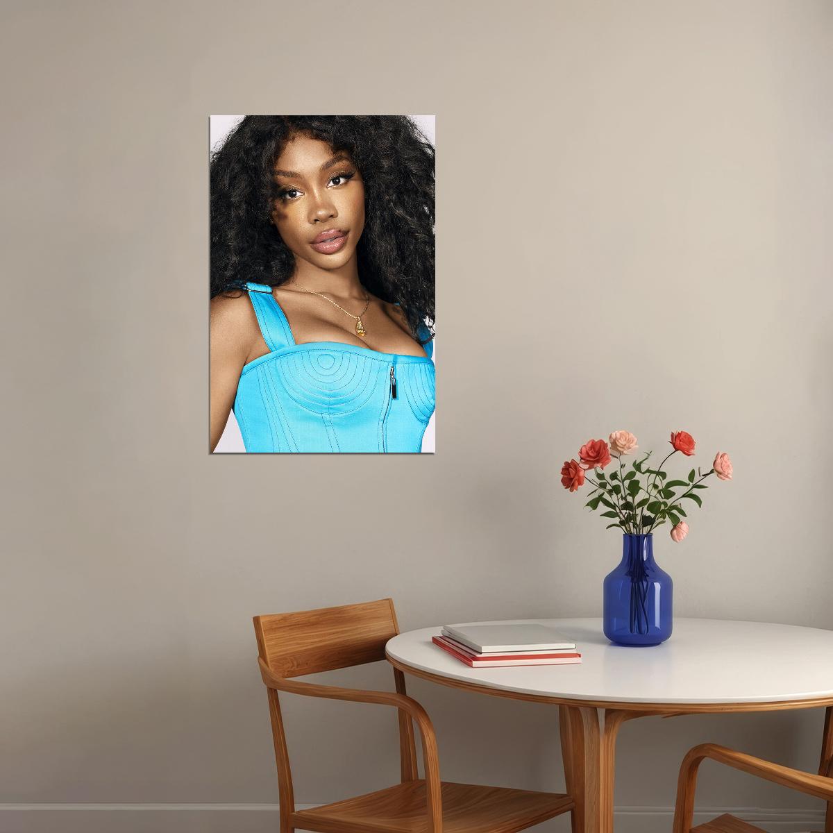 Sza Celebrity Singer Musician Songwriter Album Poster Wall Art Print Home Wall Decor - xonomax