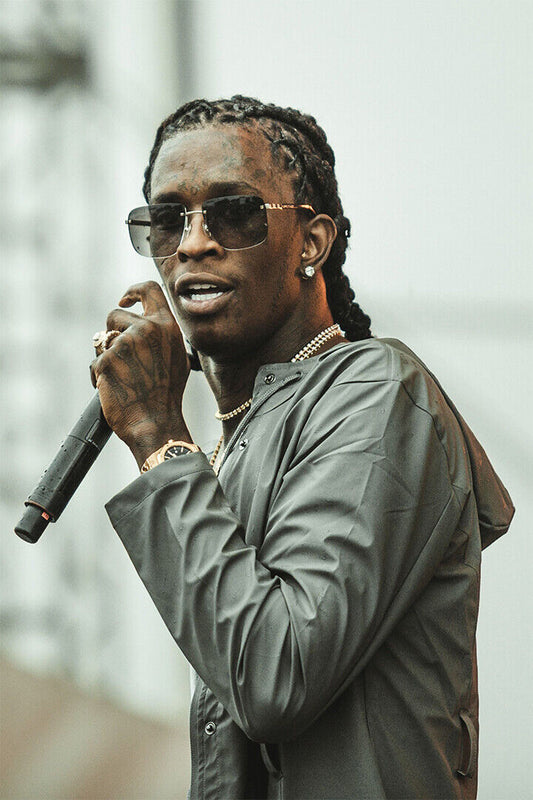 Young Thug Celebrity Singer Musician Artist Poster Wall Art Print Home Wall Decor
