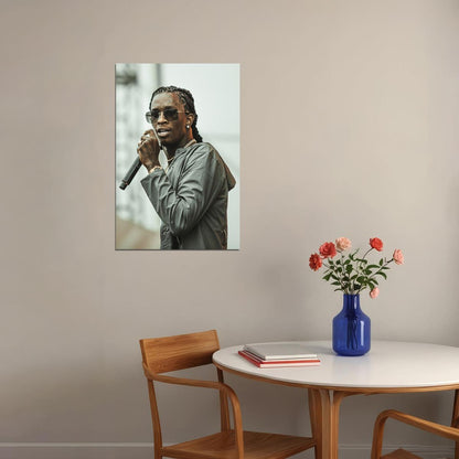 Young Thug Celebrity Singer Musician Artist Poster Wall Art Print Home Wall Decor