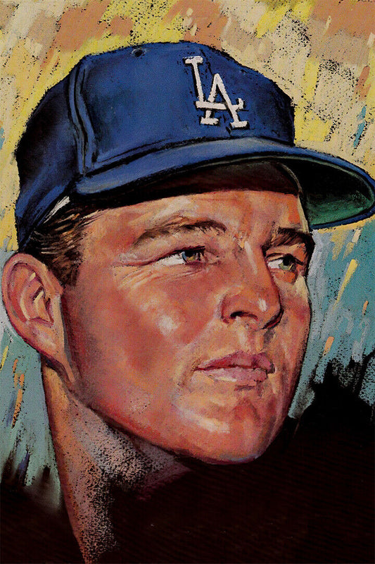 Don Drysdale American Baseball Athlete Sports Poster Wall Art Print Home Wall Decor - xonomax