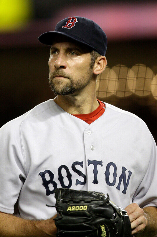 John Smoltz Celebrity Baseball Athlete Sports Poster Wall Art Print Home Wall Decor
