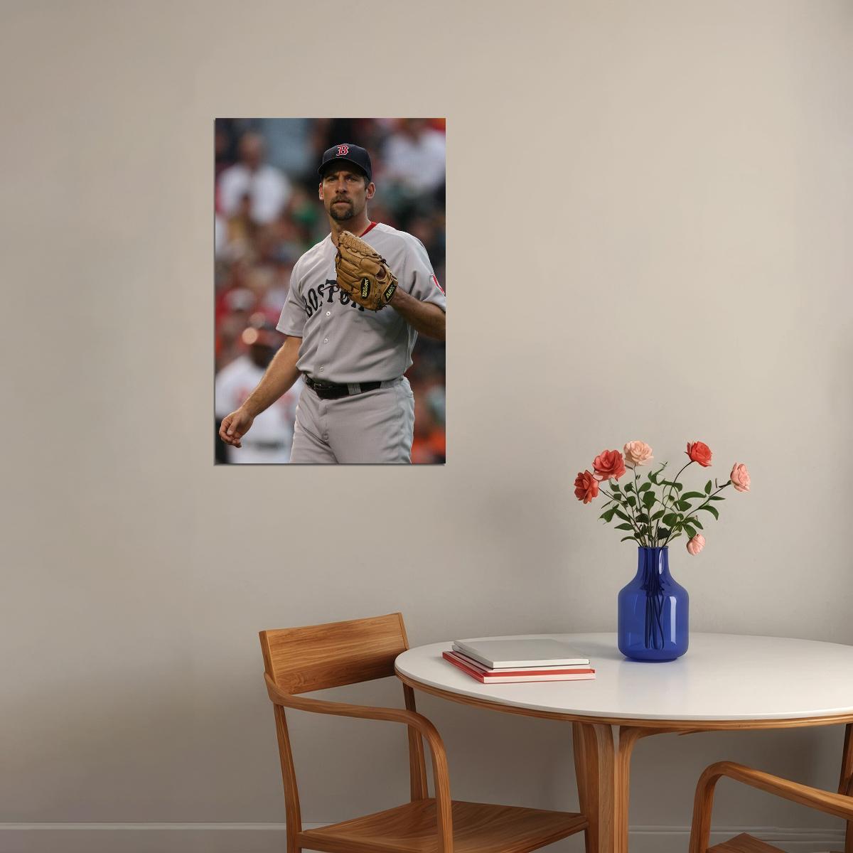 John Smoltz Celebrity Baseball Athlete Match Poster Wall Art Print Home Wall Decor