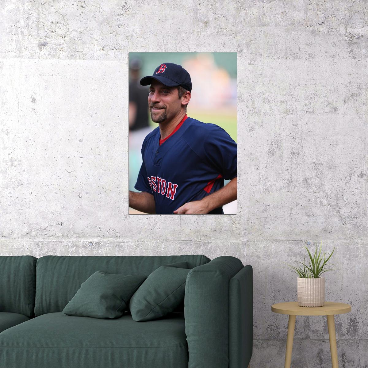 John Smoltz Celebrity Baseball Player Sports Poster Wall Art Print Home Wall Decor