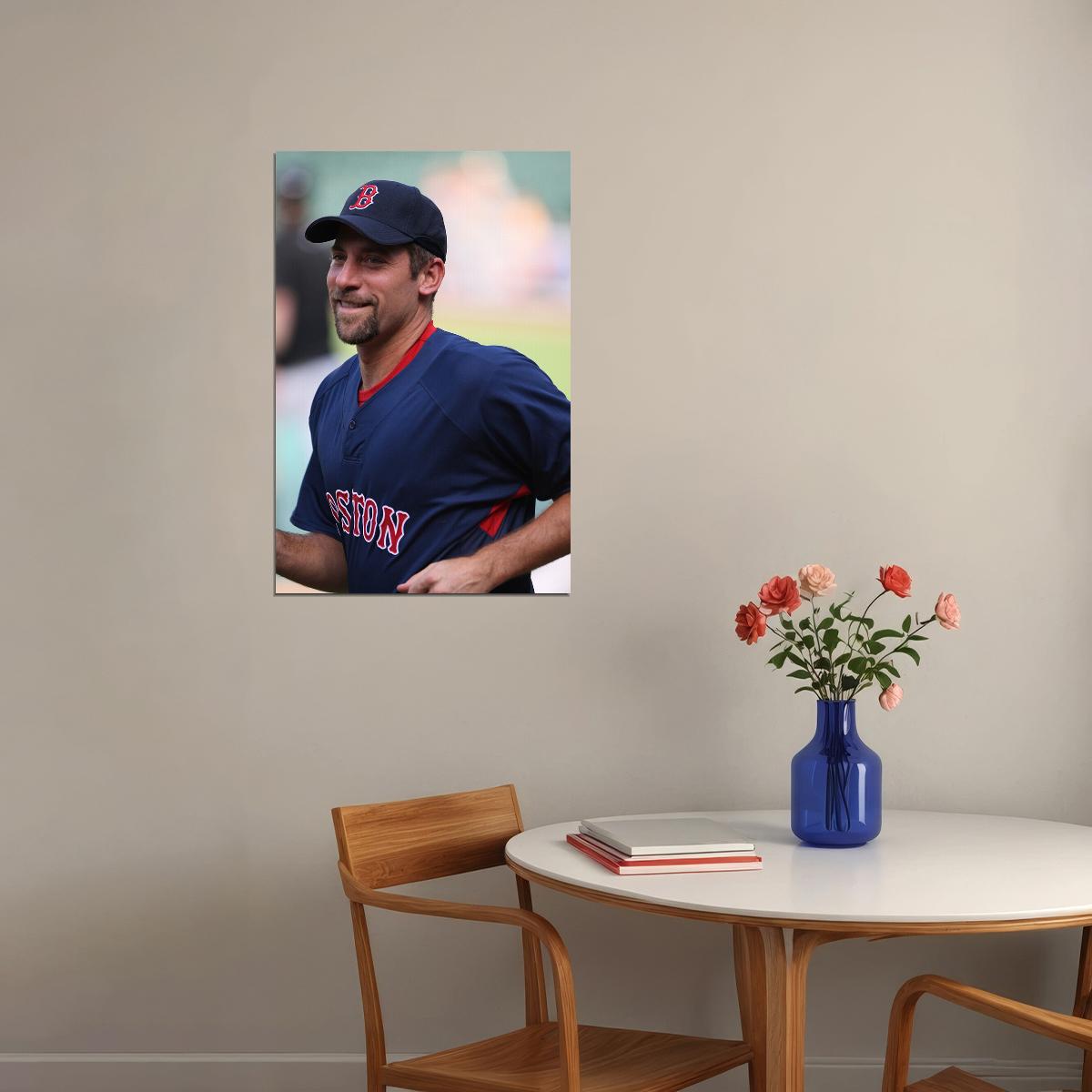 John Smoltz Celebrity Baseball Player Sports Poster Wall Art Print Home Wall Decor