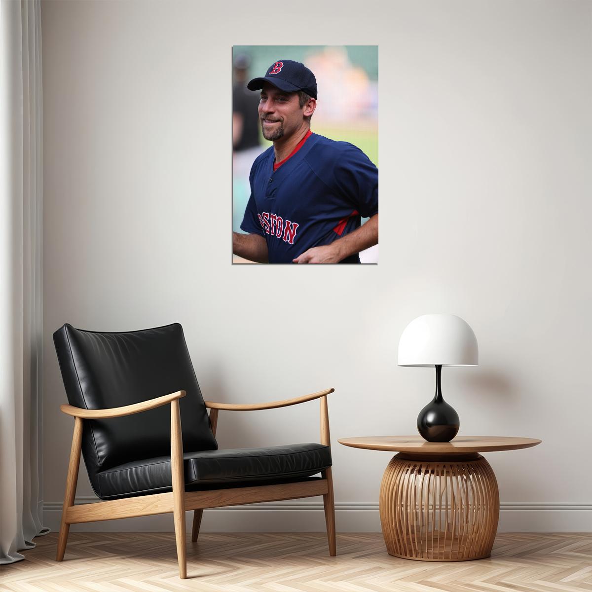 John Smoltz Celebrity Baseball Player Sports Poster Wall Art Print Home Wall Decor