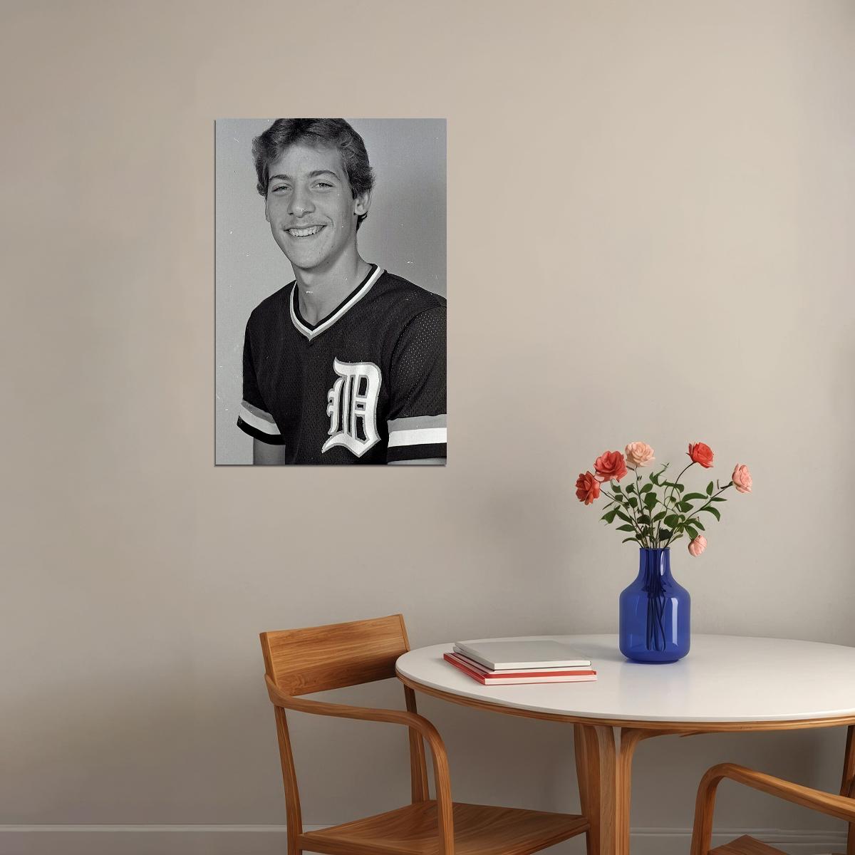 John Smoltz Celebrity Baseball Player Match Poster Wall Art Print Home Wall Decor