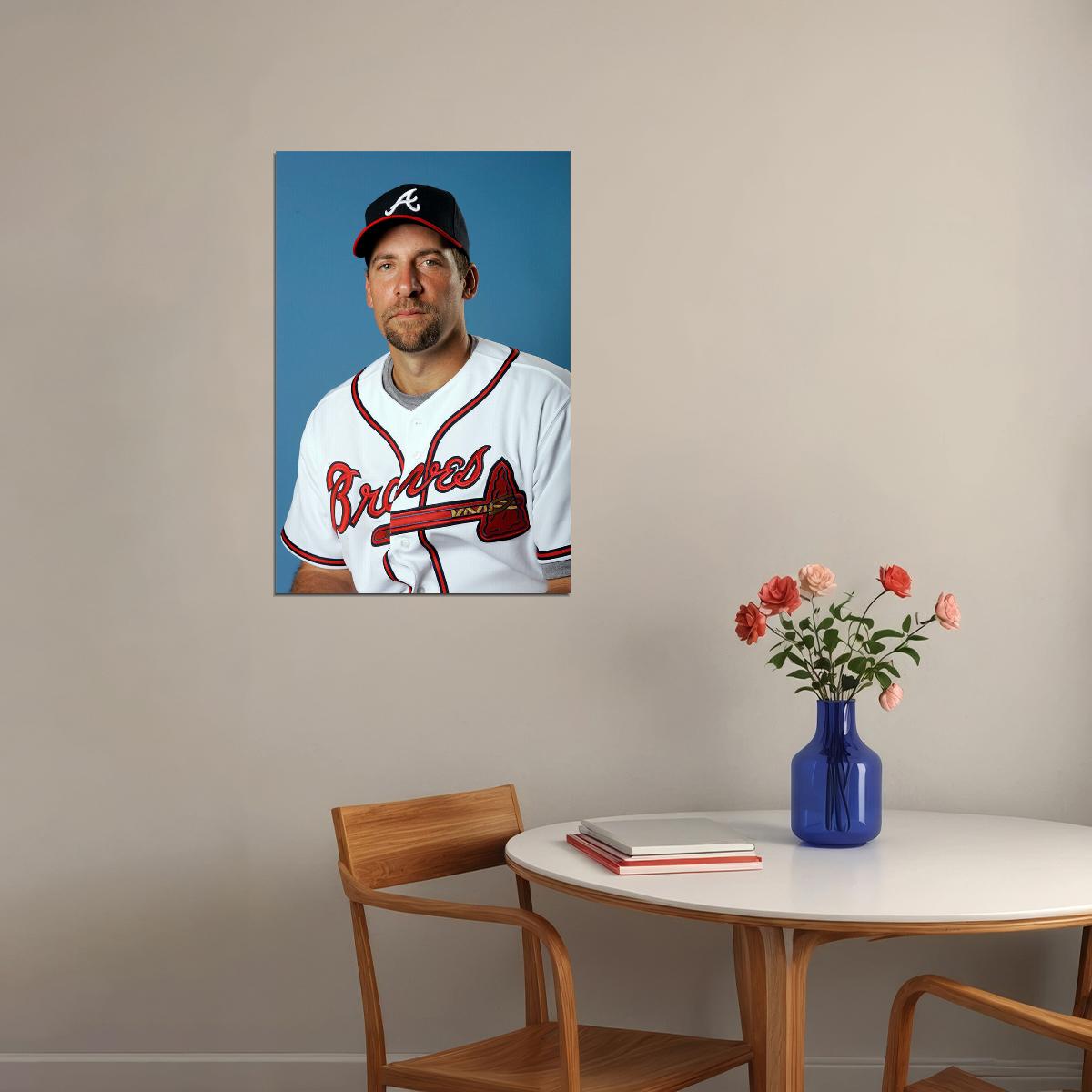 John Smoltz American Baseball Player Match Poster Wall Art Print Home Wall Decor