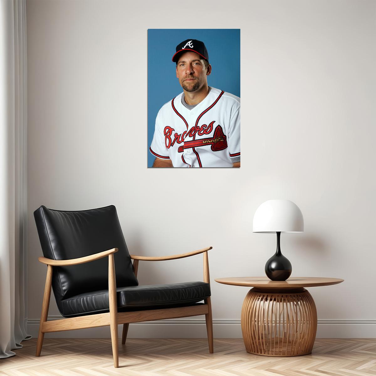 John Smoltz American Baseball Player Match Poster Wall Art Print Home Wall Decor