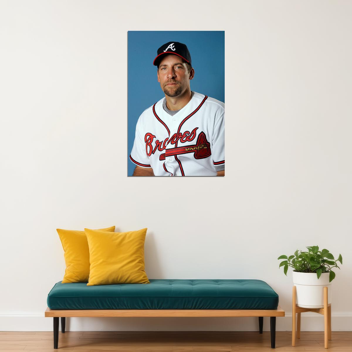 John Smoltz American Baseball Player Match Poster Wall Art Print Home Wall Decor