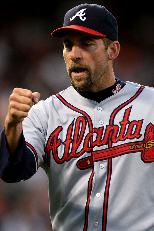 John Smoltz Vintage American Baseball Player Poster Wall Art Print Home Wall Decor