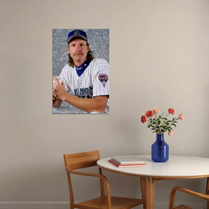 Randy Johnson Big Unit Baseball Athlete Play Poster Wall Art Print Home Wall Decor - xonomax