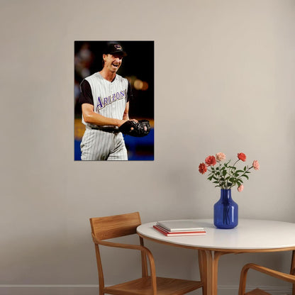 Randy Johnson Big Unit Baseball Athlete Match Poster Wall Art Print Home Wall Decor - xonomax