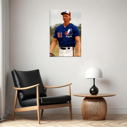Randy Johnson Big Unit Baseball Athlete Sports Poster Wall Art Print Home Wall Decor - xonomax