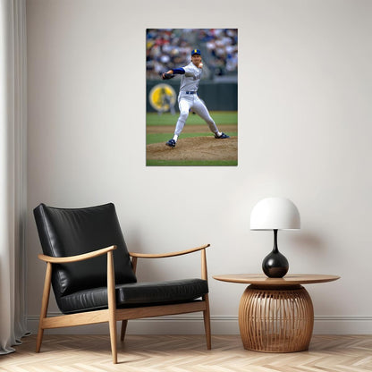 Randy Johnson Big Unit Baseball Sports Poster Wall Art Print Home Wall Decor - xonomax