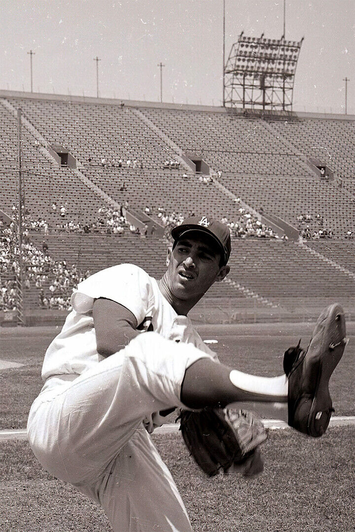 Sandy Koufax Celebrity American Baseball Match Poster Wall Art Print Home Wall Decor